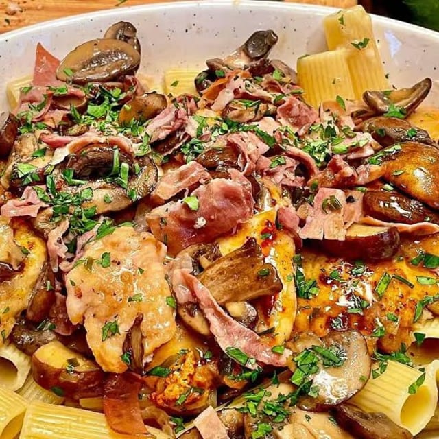 Chicken Marsala.