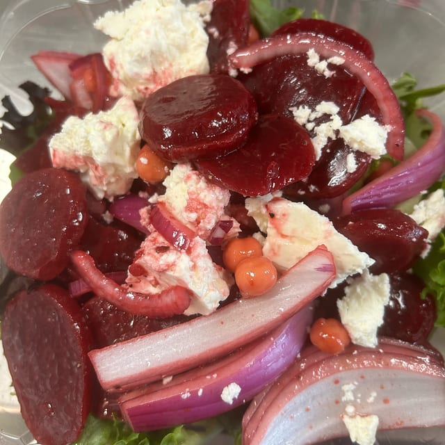 Marinated Beet and Feta.