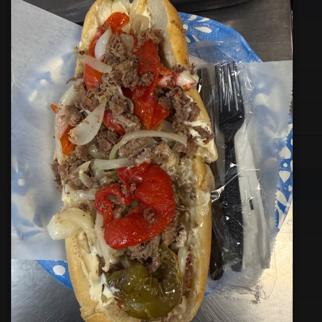 Steak & Cheese Spucky.