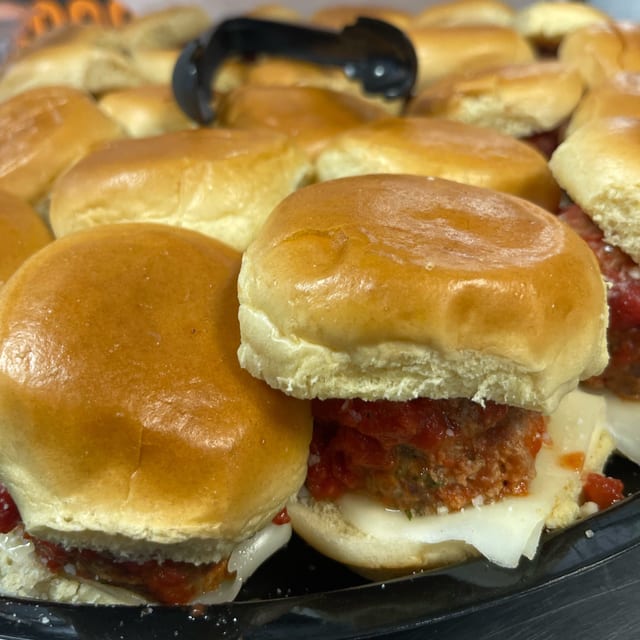 Meatball & Provolone Slider.