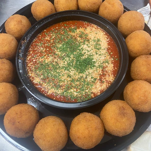 Arancini Rice Balls.